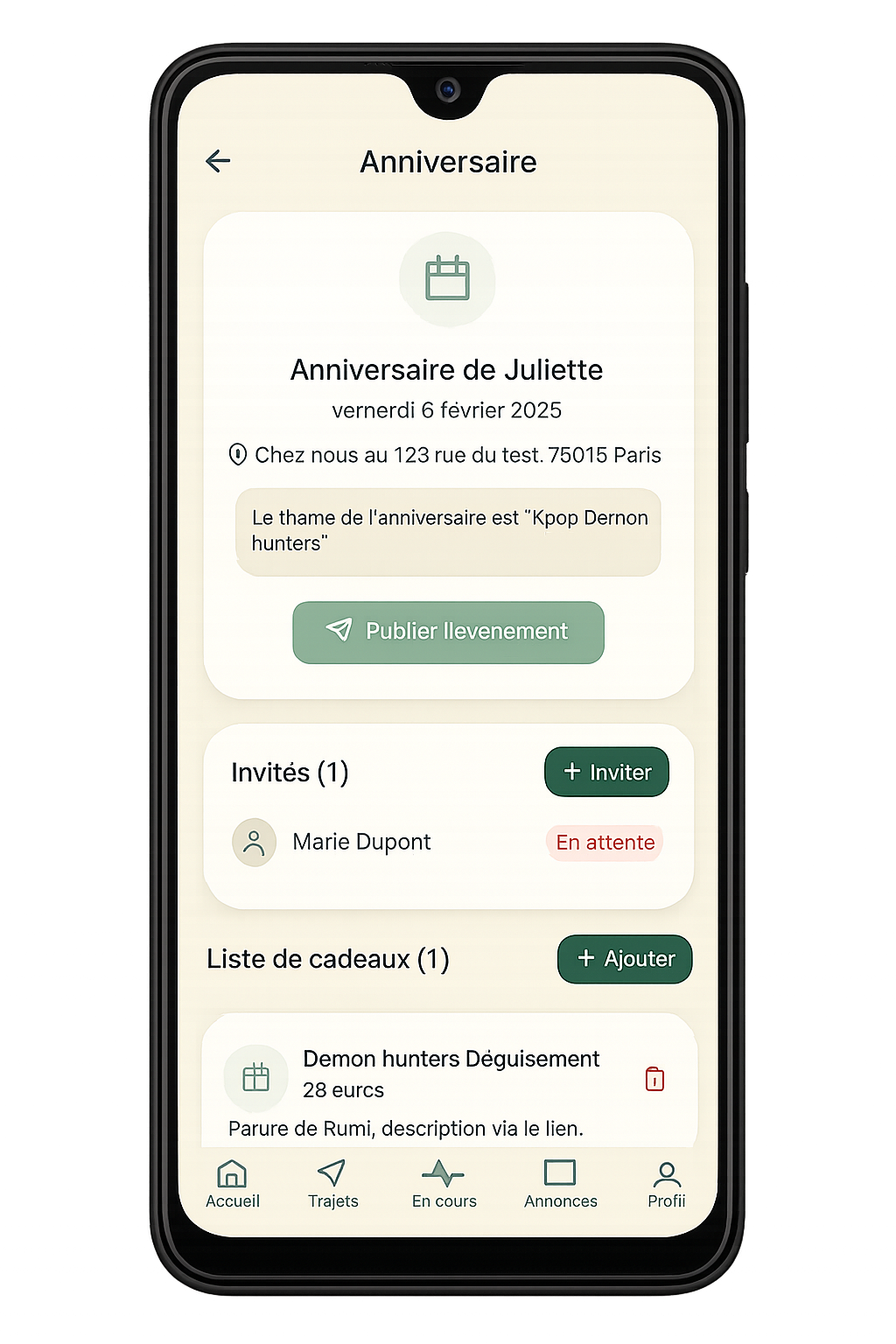 Anniversaires
